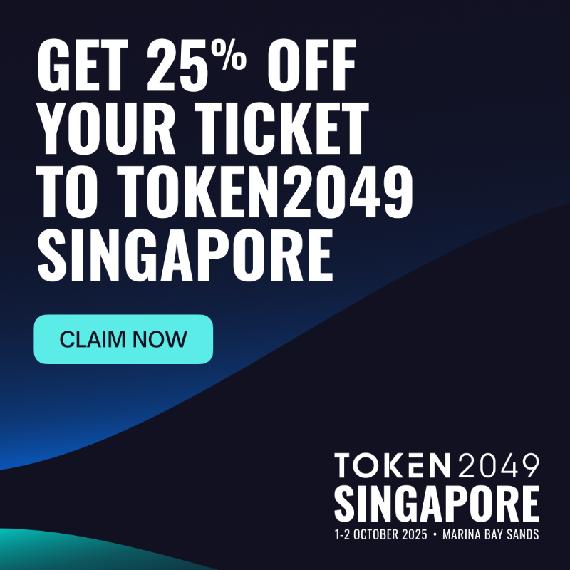 token2049's tweet photo. Take advantage of our special offer during #TOKEN2049Week.

Don't miss the World's Largest Crypto Event, where 25,000 attendees will take over Singapore on 1-2 October 2025.

Use code TOKENFAMSG during for 25% off tickets – just US$299 during this special sale.