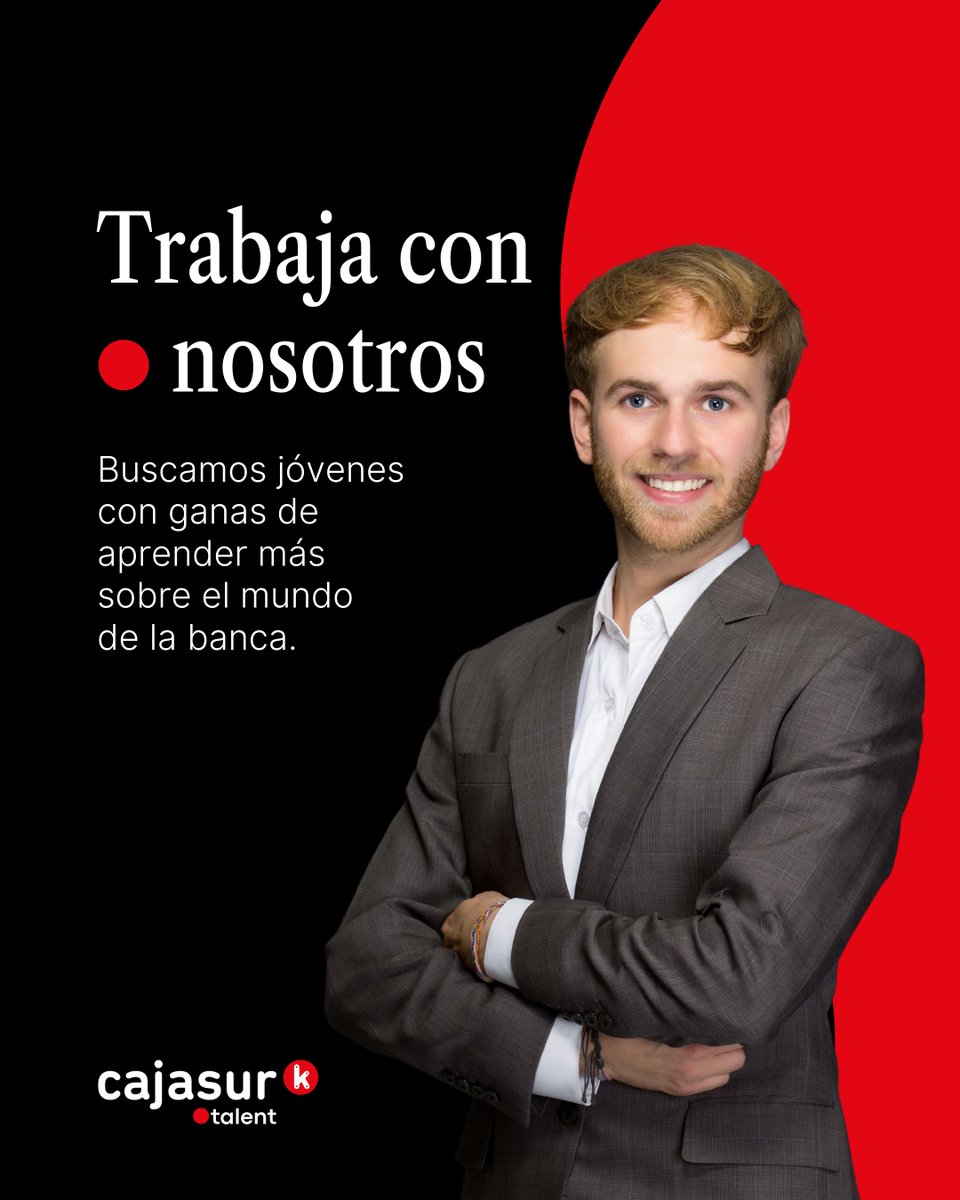 ¿Te interesa el sector de la banca? Cajasur potenciará tu desarrollo profesional.

👉🏻 kutxabank.aplygo.com/job/red-comerc…