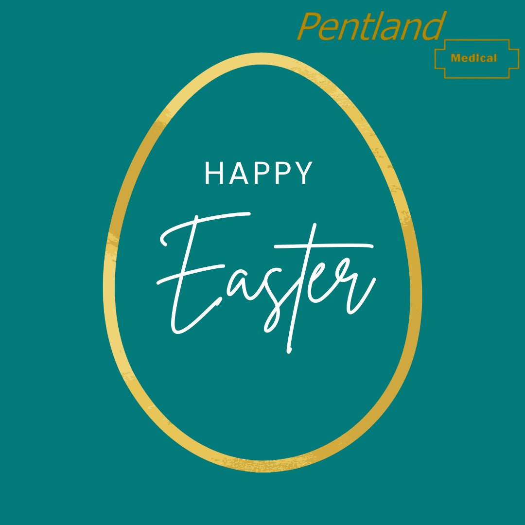 Pentland Medical (@pentmed) on Twitter photo ✨ Wishing you a Happy Easter from everyone at Pentland Medical.
Our offices will be closing for the Easter break on the following dates;
📅 Friday 18th April
Closed
📅 Monday 21st April
Closed
📧 For any enquiries, please email mail@pentlandmedical.co.uk ✨ Wishing you a Happy Easter from everyone at Pentland Medical.
Our offices will be closing for the Easter break on the following dates;
📅 Friday 18th April
Closed
📅 Monday 21st April
Closed
📧 For any enquiries, please email mail@pentlandmedical.co.uk