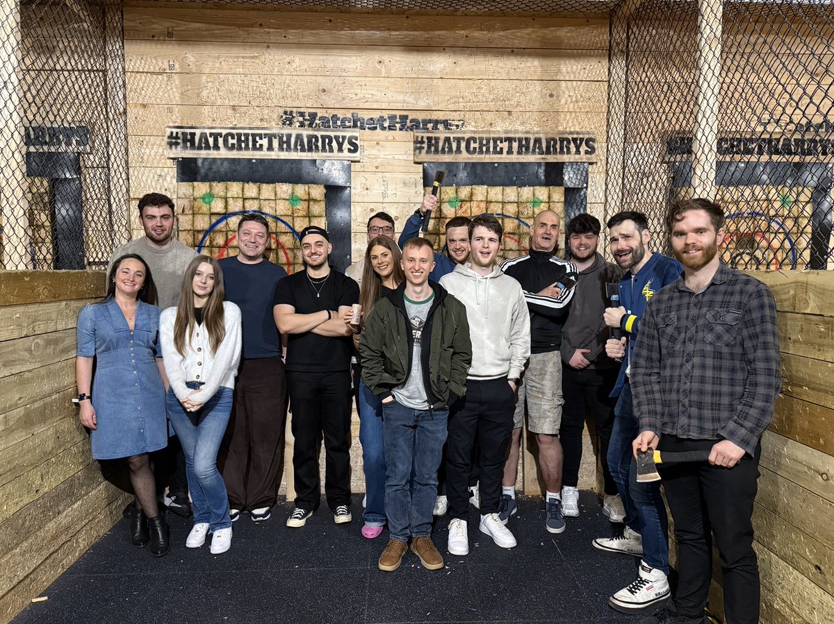 infuse_tech's tweet image. We recently enjoyed a team day out at Hatchet Harry’s Axe Throwing in Derby!🪓

Want to join our team? We are currently recruiting for two exciting roles: a Project Engineer and a Senior Marketing Executive. Find out more and apply on our careers website: bit.ly/4lRIgoT