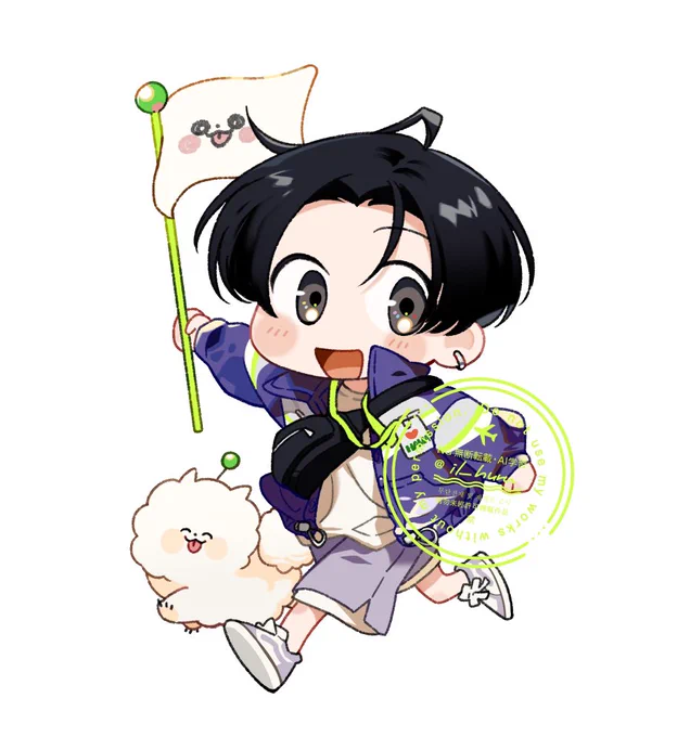 グッズ入稿した!不備がなければくんアクキー出ます〜! 