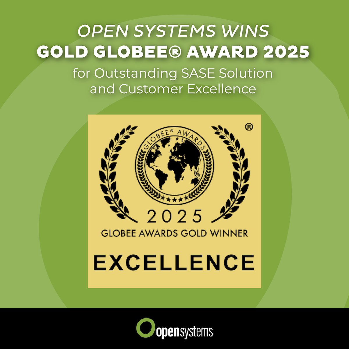 RealOpenSystems's tweet image. 🎉 We did it again! Open Systems is proud to announce that we’ve won the Gold Globee® Award 2025 in the #Cybersecurity category for #SASESolutions – for the second year in a row! 🥇 @GlobeeAwards 
➡️ Learn more: open-systems.com
#GlobeeAwards #SASE #CustomerExcellence