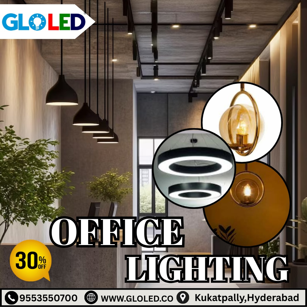 ✅ GLOLED's Smart Office Lighting Solution
✔ Glare-Free, Flicker-Free LEDs – Comfort that lasts through long .

💼 Better lighting = Better workdays. Elevate your workspace with GLOLED.

📍 Location: Kukatpally, Hyderabad
🌐 Visit Us: gloled.co
📞 Call: 9553550700