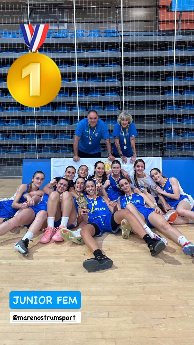 Gure Junior taldea <a href="/mnostrumsport/">MNSport</a> txapelketako bere mailako irabazle izan da! 

¡Nuestro equipo Junior ha ganado su categoría en el torneo de <a href="/mnostrumsport/">MNSport</a>!

Zorionak neskak! 🥇

#GuGeraGeraBeraBera #BeraBera #MareNostrum