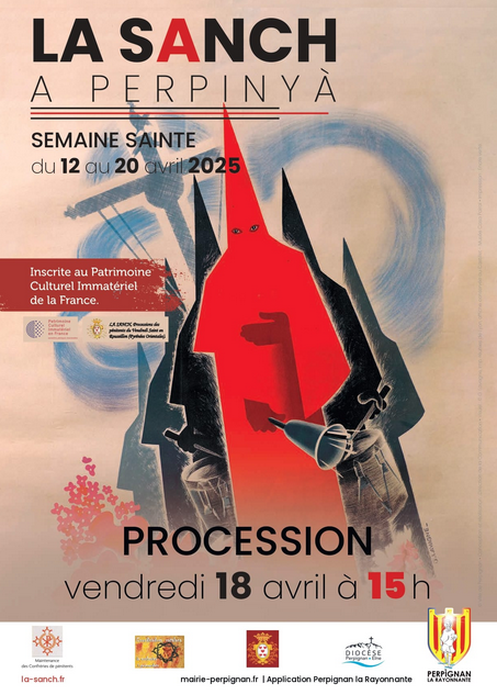 CHenryDelapomme's tweet image. Vendredi Saint ✝️
#Procession de la Sanch + 900 pénitents &amp;amp; 30 misteris, vont sillonner (18 04 2025) comme depuis plus de 600 ans les ruelles de #Perpignan, départ #Eglise Saint-Jacques
#Paques #France #Catalogne #Pâques #Christians #Pyrénées #Catalunya #Patrimoine #SemaineSainte