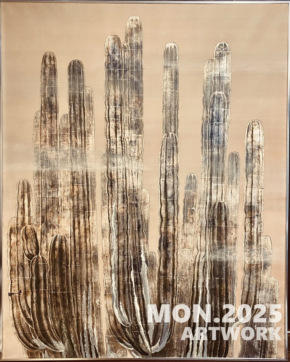 monco1116's tweet photo. 第86回河北美術展に入選しました😭✨
5/2(金)-8(木)東北福祉大学ギャラリーミニモリにて拙作も展示されます。初めての100号作品で、技術的にはまだまだですが、サボテンへの想いをたくさん込めました🌵🌵🌵
ご覧いただけましたら嬉しいです！ https://t.co/ZNlZRzZhu8