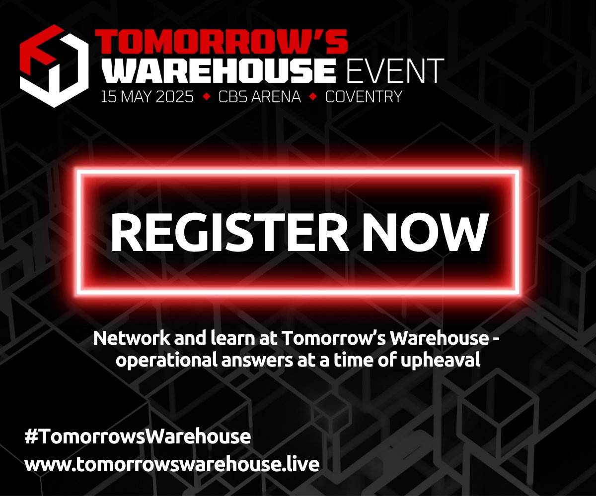 Just 4 weeks to the start of the Tomorrow's Warehouse Event. We are looking forward to showcasing our WMS solutions in the exhibition at the event.

Register at tomorrowswarehouse.live

#WMS
#TomorrowsWarehouse
#Logistics
#Warehouse