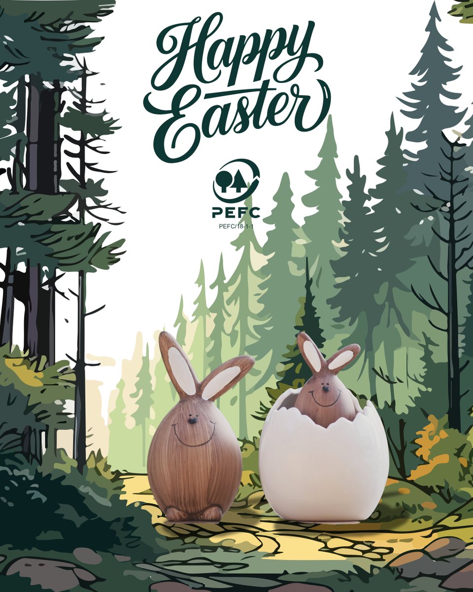 🌿🐣 Buona Pasqua dal #PEFCItalia! 🐣🌿
In questa giornata speciale, celebriamo la rinascita e la bellezza della #natura, ricordando l'importanza di prenderci cura delle nostre #foreste 🌲 e del nostro #pianeta. 🌍