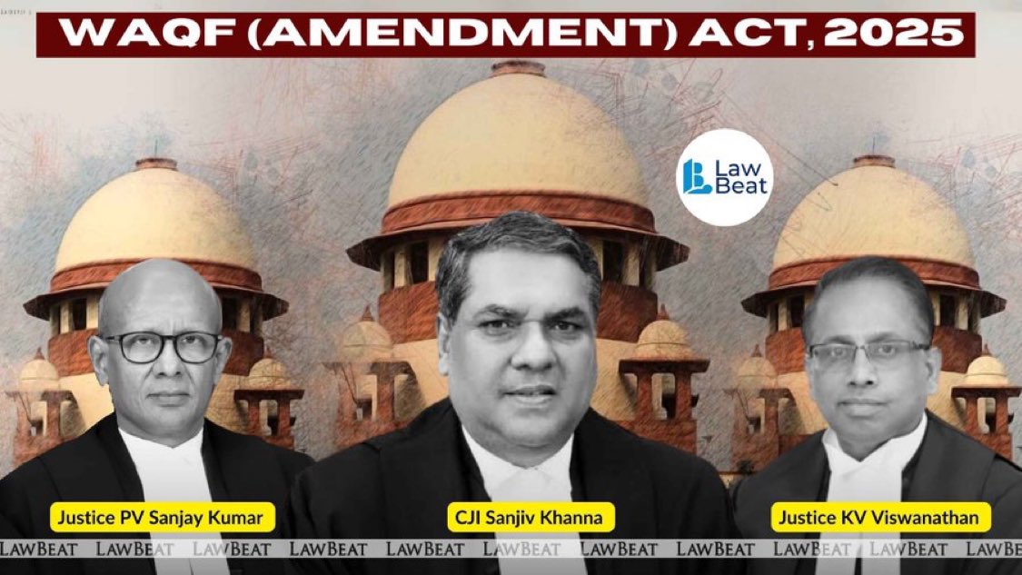 iamSachinRaut's tweet photo. #Breaking: #SupremeCourt passes INTERIM ORDER
Link : https://t.co/W0m77BnqbK
Court Order: During the hearing, Solicitor General Tushar Mehta informed the Court that the Union government would file its preliminary response within 7 days. He further assured the Bench that no appointments would be made to the Waqf Council or Boards under Sections 9 and 14 of the Waqf Act.
The Court recorded his statement and directed that, until the next date of hearing, no waqf; whether registered or declared by way of notification, including waqf by user shall be denotified or altered, and the jurisdiction of the Collector shall remain unchanged.
#SupremeCourt #WaqfAmendmentAct