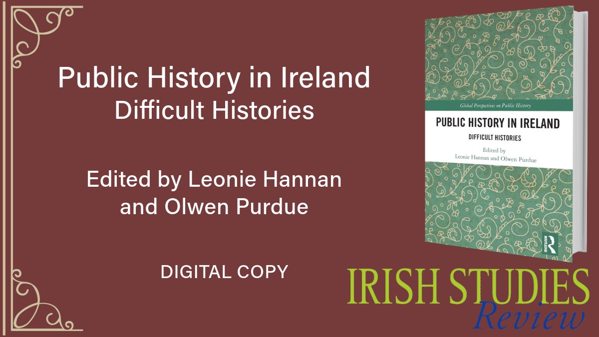 Irish Studies Review (@irishstudiesrev) on Twitter photo 📚Book Review Opportunity📚
Public History in Ireland edited by Leonie Hannan and Olwen Purdue
If you are interested in reviewing this introduction into Ireland’s complex history, please contact us via DM or email us at I.studies@bathspa.ac.uk - we are excited to hear from you! 📚Book Review Opportunity📚
Public History in Ireland edited by Leonie Hannan and Olwen Purdue
If you are interested in reviewing this introduction into Ireland’s complex history, please contact us via DM or email us at I.studies@bathspa.ac.uk - we are excited to hear from you!