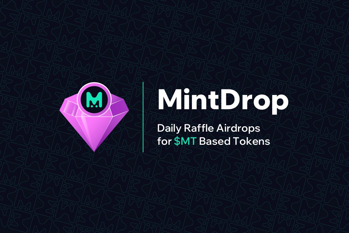 mintdrop updates  

+ increase the minimum $mt holding to 1,000, with a wider winning range 
+ open it up for more people to join by reducing the aka, spam label from 2 to 1 
+ change the raffle frequency from every 24 hours to every 12 hours  

tldr: now more people can spin and