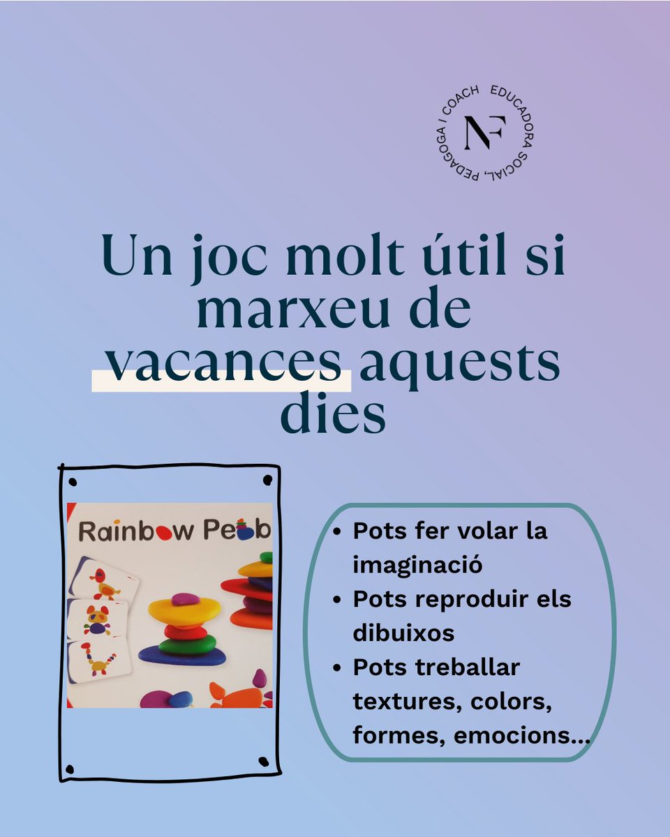 Ideas per aquests dies de #Pasqua 
#educaciósocial #pedagogia #coaching