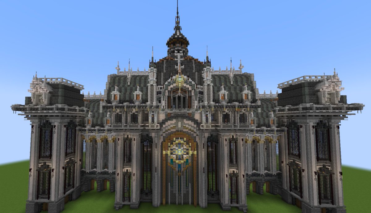 宮殿 (ハリボテ)　#Minecraft #Minecraftbuilds #minecraft建築コミュ #マイクラ #バニラ建築学部