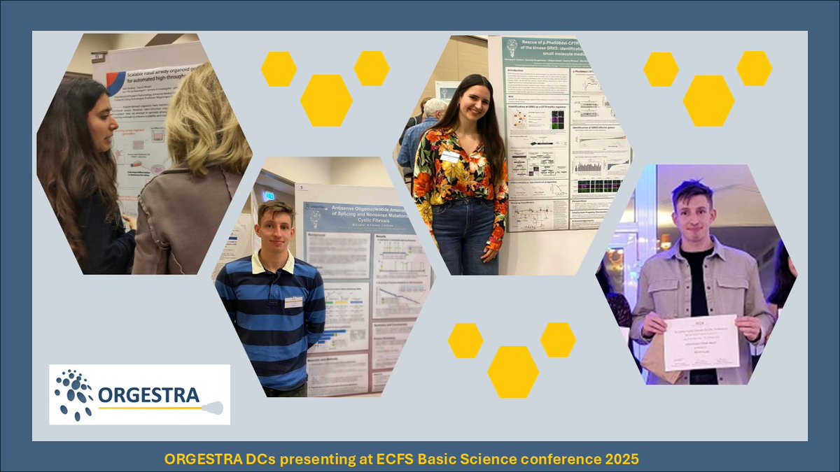 ORGESTRA_DN's tweet photo. Congratulations to our PhD student Mark Leahy who was awarded a Student Helper Award at the ECFS Basic Science conference 2025. Read more here: https://t.co/saB2ONVPNo #cysticfibrosis #ECFS #MSCA https://t.co/OOsSbn1E3v