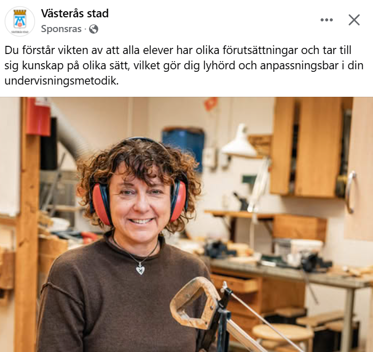 I Västerås tar alla elever till sig kunskap på olika sätt.

Så här blir det när forskare i specialpedagogik och skolmyndigheter sprider irrläror om differentiering, individualisering, lärstilar, UDL och elevers "olikheter som norm" i klassrummet.