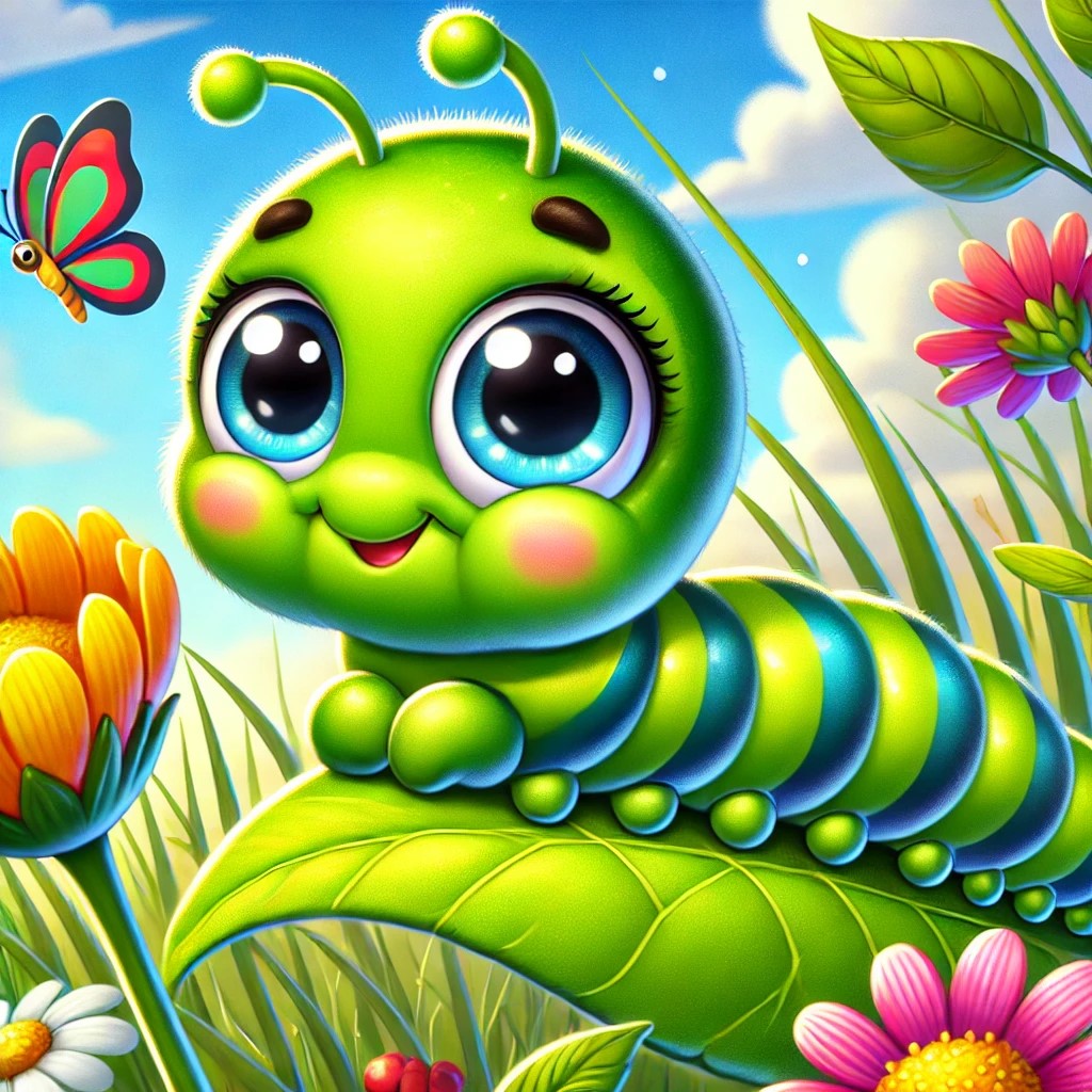 This week's art challenge on Artpic: Caterpillar 🐛