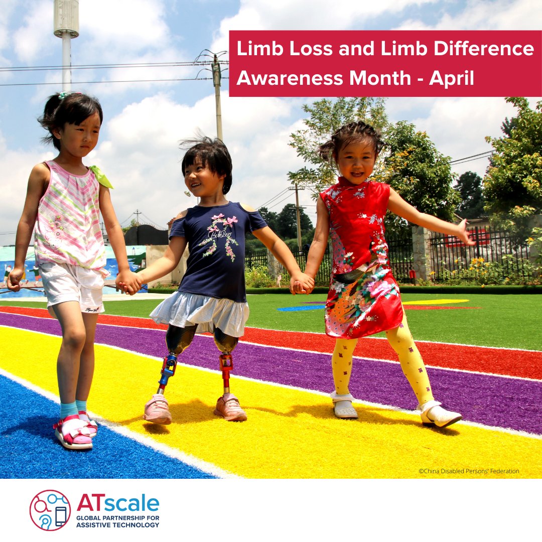 ATscale (@_atscale) on Twitter photo April is #LimbLoss & #LimbDifference Awareness Month #LLLDAM 🎗️
Access to appropriate #ProstheticsAndOrthotics can change a person’s life - full participation in society, #Education, #Work, family & more!
Read ATscale, @CHAI & <a href="/GDIHub/">Global Disability Innovation Hub 💜</a> Product Narrative: ow.ly/jexk50VCcJP April is #LimbLoss & #LimbDifference Awareness Month #LLLDAM 🎗️
Access to appropriate #ProstheticsAndOrthotics can change a person’s life - full participation in society, #Education, #Work, family & more!
Read ATscale, @CHAI & <a href="/GDIHub/">Global Disability Innovation Hub 💜</a> Product Narrative: ow.ly/jexk50VCcJP