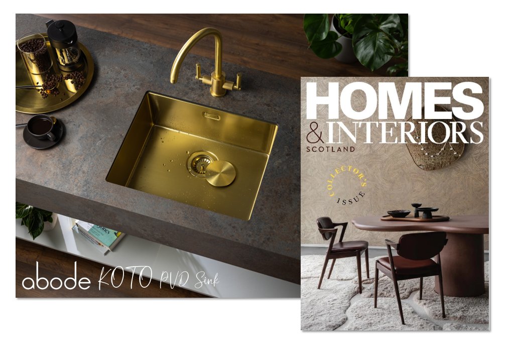 Abode Home (@abodehome) on Twitter photo Let our new KOTO PVD Kitchen Sink in #Brass be the LIGHT OF YOUR LIFE, as recommended in the March/April issue of <a href="/homesinteriors/">Homes + Interiors</a> 💛
Discover more about our new KOTO Sink Collection at abodedesigns.co.uk
#Abode #KOTO #Kitchen #Design Let our new KOTO PVD Kitchen Sink in #Brass be the LIGHT OF YOUR LIFE, as recommended in the March/April issue of <a href="/homesinteriors/">Homes + Interiors</a> 💛
Discover more about our new KOTO Sink Collection at abodedesigns.co.uk
#Abode #KOTO #Kitchen #Design