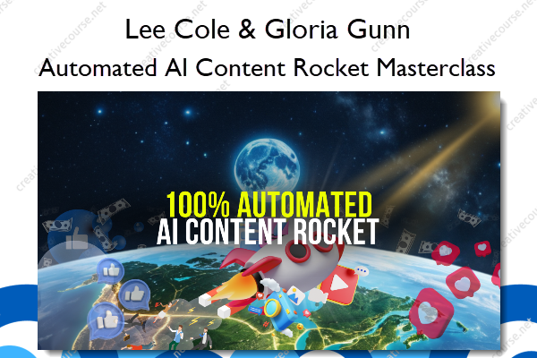 coursecreative_'s tweet photo. Automated AI Content Rocket Masterclass – Lee Cole &amp; Gloria Gunn
Refer here: https://t.co/u024TLIk1X
@_Creativecourse @coursecreative_ #onlinecourse #ContentWriting #AIWriting #aicontentcreator #creativecourse #contentcreator #contentcreative https://t.co/PdU7awlR8x