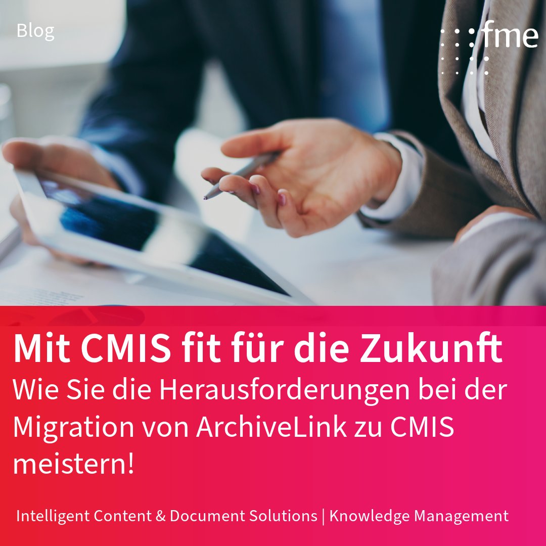 fmeAG_de's tweet image. 🚀 ArchiveLink ablösen, CMIS einführen – aber wie gelingt die Migration reibungslos? Lesen Sie jetzt, worauf es wirklich ankommt:
✅Analyse
✅ Tools
✅ Integration
✅ Change-Management
🔗 Jetzt Blogbeitrag lesen: eu1.hubs.ly/H0jp4Bv0

#ArchiveLink #CMIS #Digitalisierung
