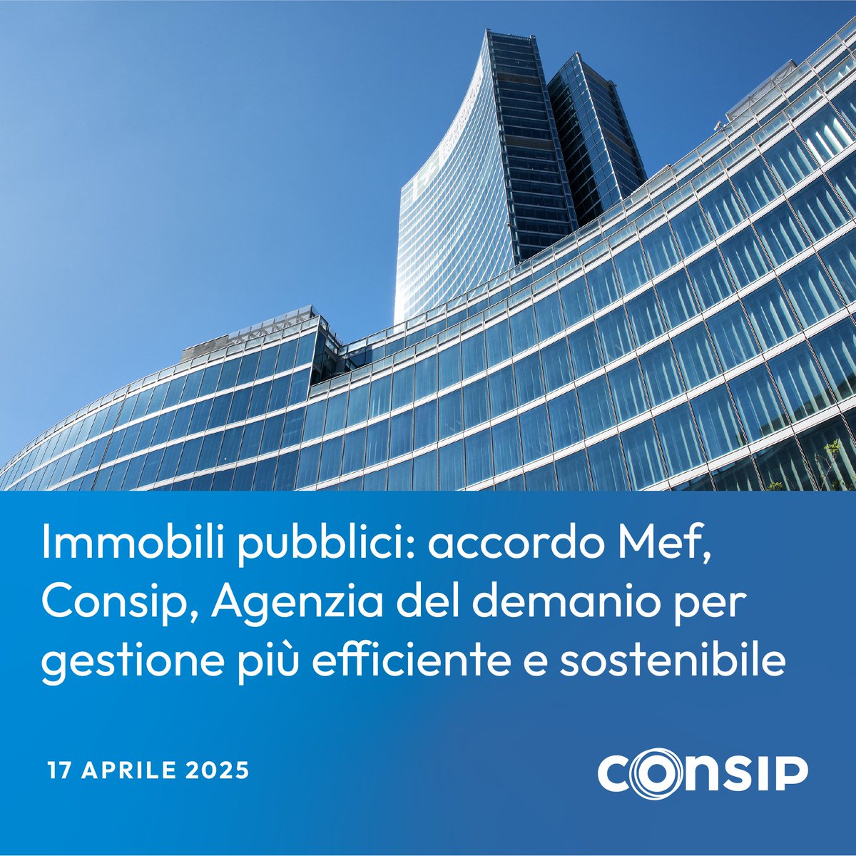 Accordo con <a href="/MEF_GOV/">MEF</a> e <a href="/agenziademanio/">Agenzia del Demanio</a> - in attuazione del Piano Industriale 2025-28 di Consip - per una gestione più efficiente e sostenibile del patrimonio immobiliare pubblico.
Leggi ➡️ bit.ly/4j8vuAk