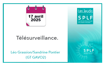 SPLF_SocPneumo's tweet image. Aujourd'hui dans les jeudis de la SPLF : Télésurveillance
👉 À 13h : tinyurl.com/4egpp33o
et plus tard en replay et podcast :tinyurl.com/yxoxqzu2
#vni #niv #respiration #oxygenotherapie
