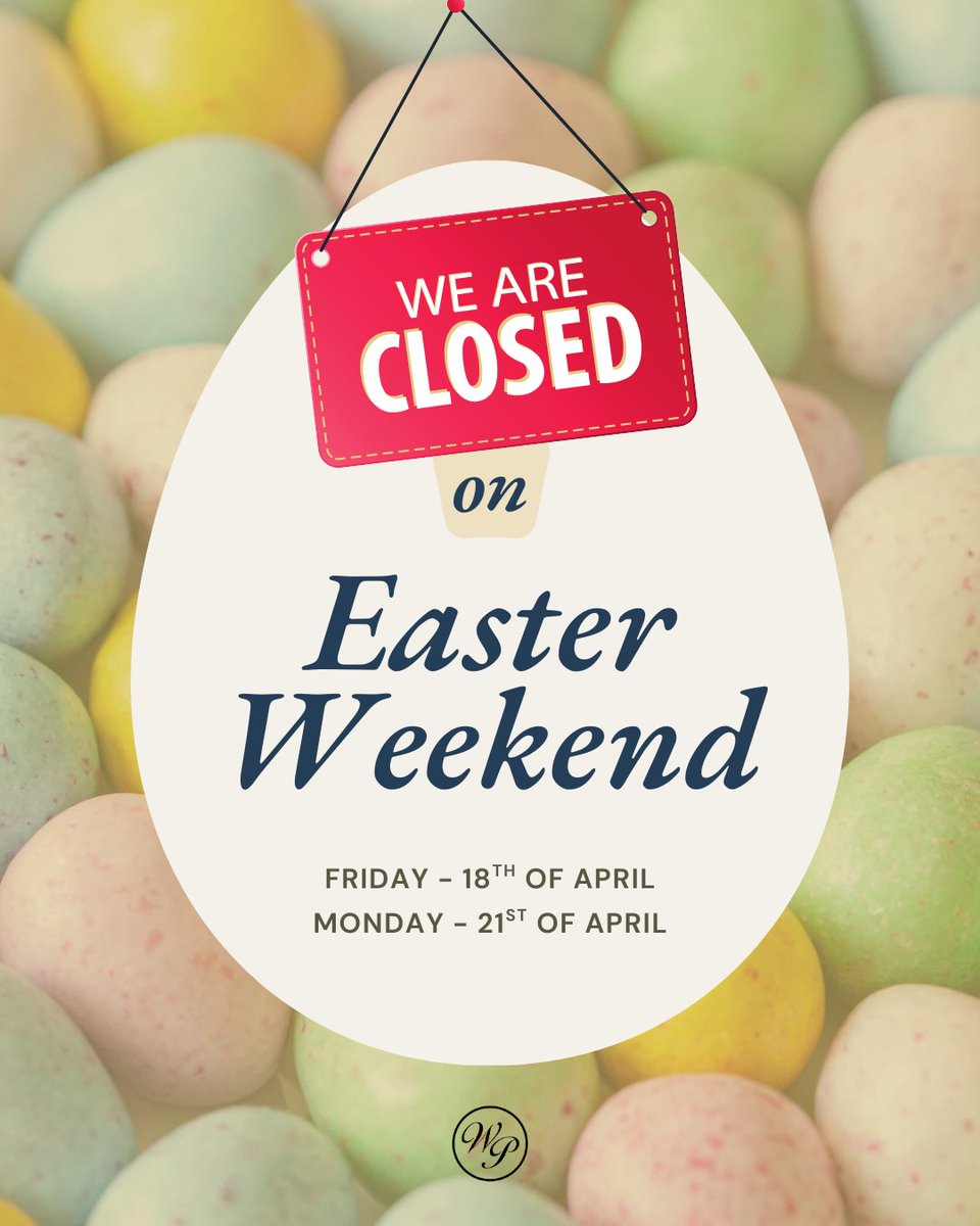 walsh_partners's tweet image. 📢 Easter Weekend Update 🐣

Our offices will be closed on Friday 18th April and Monday 21st April as we take time to enjoy the Easter weekend.

#EasterWeekend #OfficeClosed #WalshAndPartners #HappyEaster #SpringBreak #LegalTeam #EnjoyTheHolidays