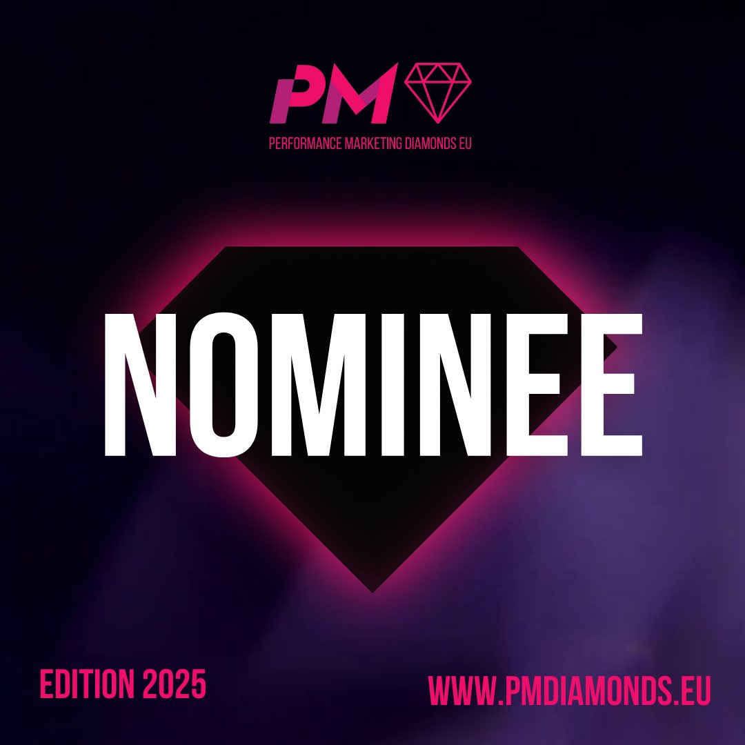 Zostaliśmy nominowani w konkursie Performance Marketing Diamonds EU 2025 w kategorii "B2B Kampania Roku" 🤩

To dla nas ogromne wyróżnienie i motywacja do dalszego działania.

Serdecznie dziękujemy za nominację i gratulujemy wszystkim pozostałym nominowanym 👏