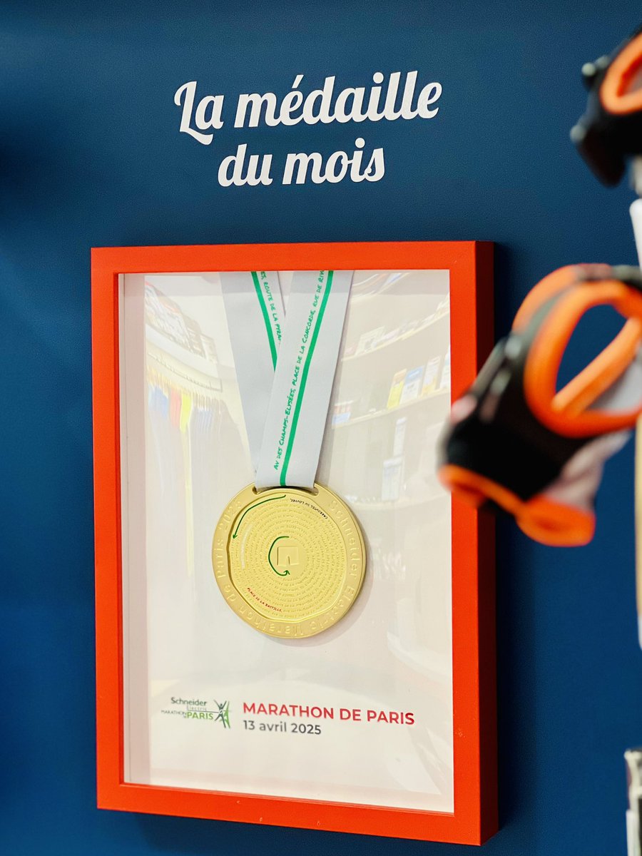 🥇 La Médaille du mois !

🔥 Aujourd’hui à l’honneur, la superbe médaille du prestigieux Marathon de Paris 2025 qui s’est déroulé dimanche dernier, et qui reprend toutes les rues du parcours ! Venez la découvrir en boutique ! 

lafrenchrun.com