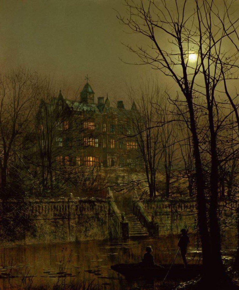 London by night painted by John Atkinson Grimshaw