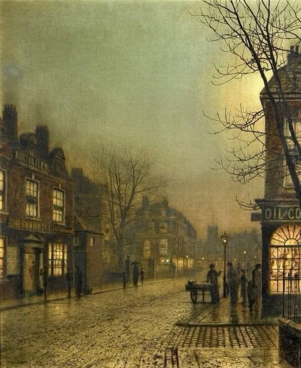 allontanarsio's tweet photo. London by night painted by John Atkinson Grimshaw https://t.co/te0f82wOIZ