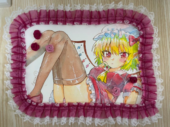 フランドール・スカーレット描いたよ!boothで販売予定です! 