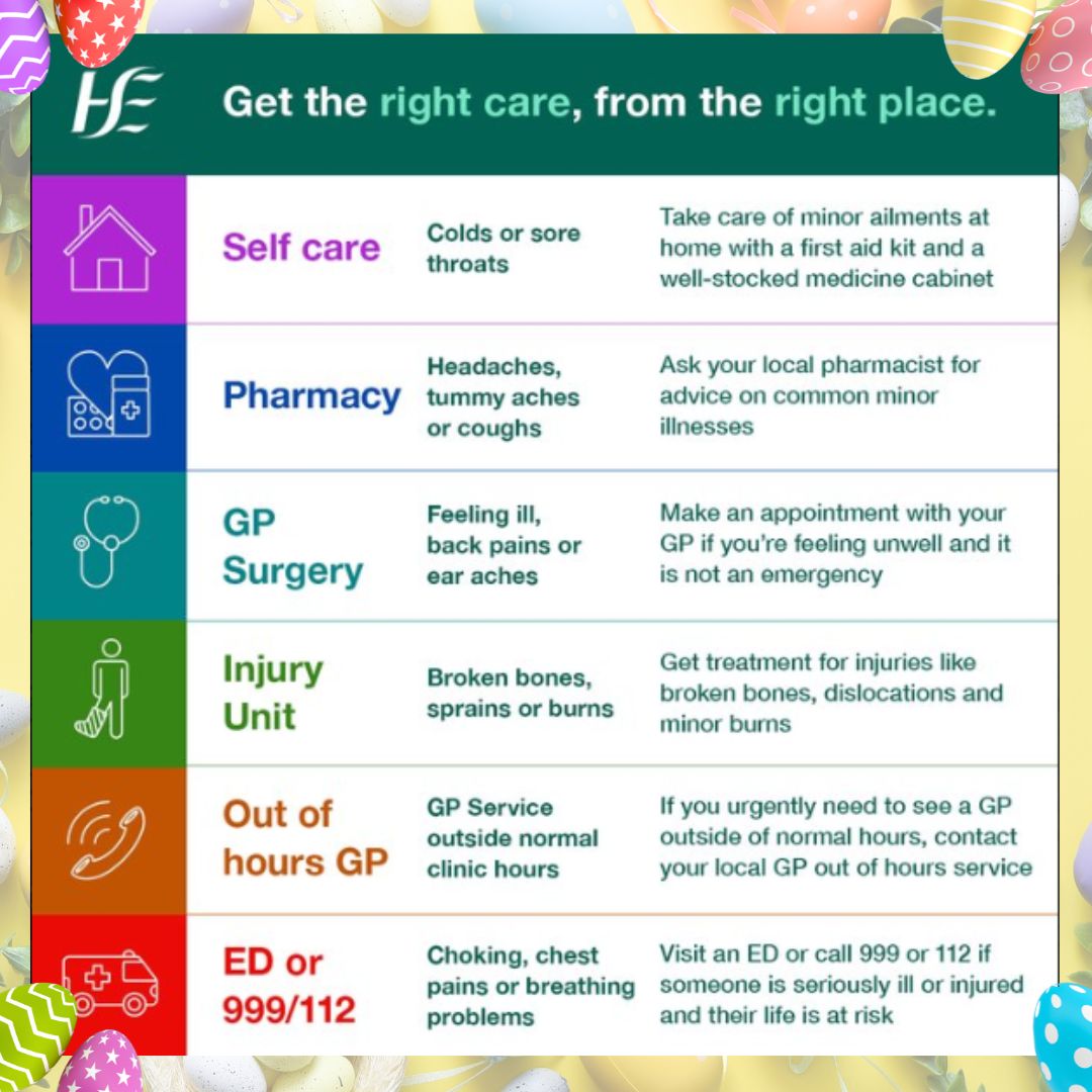Mari O Donovan (@mariodonovan08) on Twitter photo ➡️If you or your family feel unwell and need some care, consider all the options this Easter
<a href="/HSESouthWest/">HSESouthWest</a>
#Healthcare
#Easter ➡️If you or your family feel unwell and need some care, consider all the options this Easter
<a href="/HSESouthWest/">HSESouthWest</a>
#Healthcare
#Easter