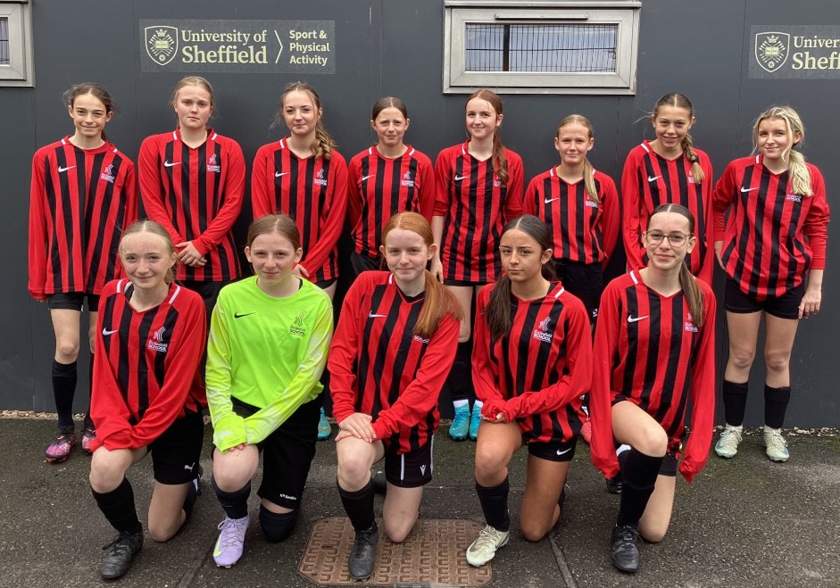 Our U14 Girls Football Team played in the Sheffield Cup Final yesterday.  The girls did amazing despite the result and had a successful journey that brought them to the final.  The passion and effort the girls put in showed on the pitch and they should hold their heads high.