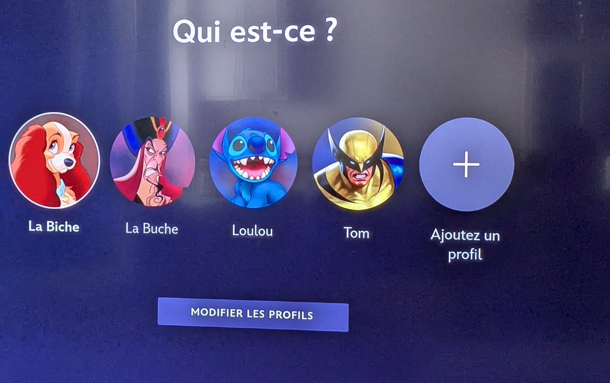 Et vous elle ressemble à quoi votre interface Disney?