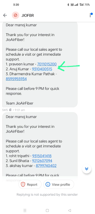 Ermannugahlot's tweet photo. @JioCare this person has taken 3000 for set top box and STB not working from last 3 weeks

He is neither refunding the amount nor responding the calls https://t.co/0ScGesgeb9