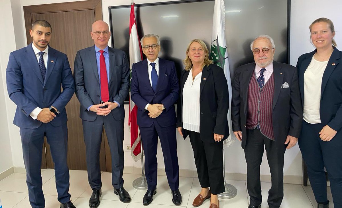 Germany in Lebanon ๐ฉ๐ช๐ฑ๐ง (@germanembbeirut) on Twitter photo We had a constructive exchange with the ๐ฑ๐ง Minister of Economy and Trade Amer Bisat and <a href="/gacicegypt/">German-Arab Chamber ๐ช๐ฌ๐ฉ๐ช</a> yesterday about different trade-related topics. ๐ค We had a constructive exchange with the ๐ฑ๐ง Minister of Economy and Trade Amer Bisat and <a href="/gacicegypt/">German-Arab Chamber ๐ช๐ฌ๐ฉ๐ช</a> yesterday about different trade-related topics. ๐ค
