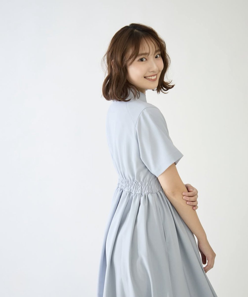 A9Nkx's tweet photo. 🟧アナウンサーニュース🟧
林田美学(日本テレビ)

人気の春夏シャツドレス.
ウエストのシャーリングで、楽にフィット&amp;フレアが叶う1着です🌸

#林田美学 #河出奈都美
#audire #アウディーレ #春服 https://t.co/mMf2o7r1uT