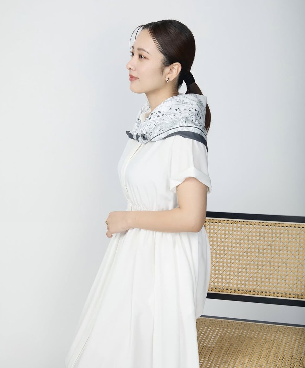 A9Nkx's tweet photo. 🟧アナウンサーニュース🟧
林田美学(日本テレビ)

人気の春夏シャツドレス.
ウエストのシャーリングで、楽にフィット&amp;フレアが叶う1着です🌸

#林田美学 #河出奈都美
#audire #アウディーレ #春服 https://t.co/mMf2o7r1uT