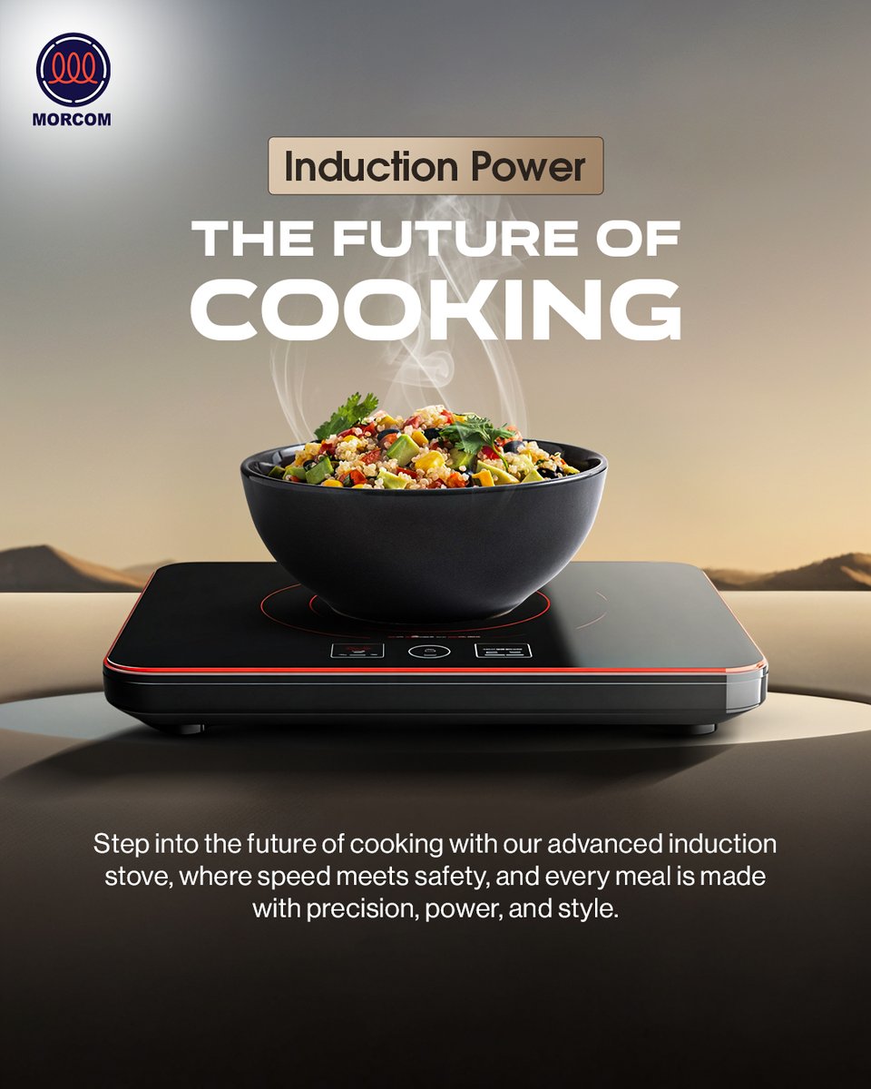 morcominduction's tweet image. 🔥✨ Welcome to the Future of Cooking: Induction Power! 

Say goodbye to traditional cooking methods and step into the world of induction power! 

Let’s ignite our passion for cooking together! 

#Morcom #InductionCooking #FutureOfCooking #KitchenInnovation #CookSmart