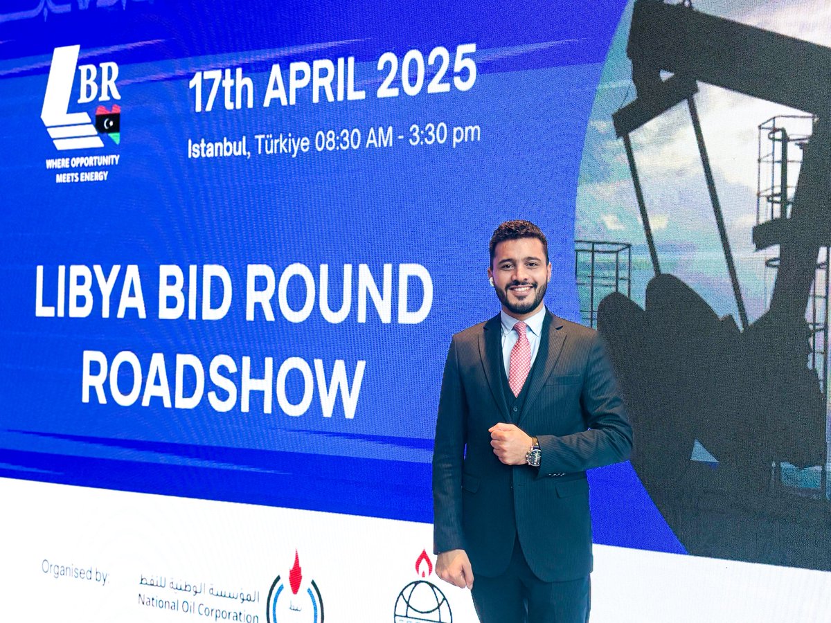 moelgrj's tweet image. Attending the Libya Bid Round Roadshow in Istanbul — part of a global series following events in London, Houston, and Tripoli.
A clear signal: international interest in Libya’s energy future is growing, especially from Asia.
Oil is Libya’s lifeline. Let’s hope for a swift…