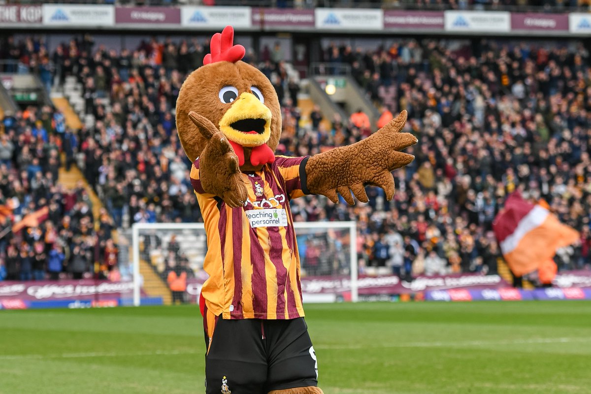 Billy Bantam (@billybantam1903) on Twitter photo Anyone else excited for tonight's match? ๐
Come and say hello if you see me around the <a href="/UniofBradford/">University of Bradford</a> Stadium this evening! ๐
#BCAFC | <a href="/teachingperson/">Teaching Personnel</a> Anyone else excited for tonight's match? ๐
Come and say hello if you see me around the <a href="/UniofBradford/">University of Bradford</a> Stadium this evening! ๐
#BCAFC | <a href="/teachingperson/">Teaching Personnel</a>
