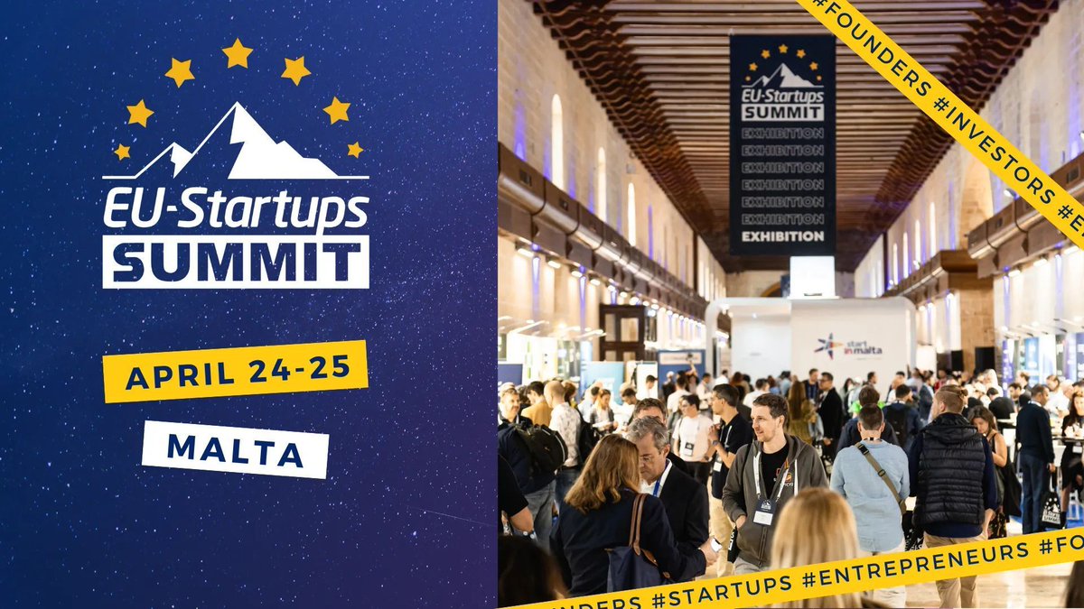EIT Campus (@eitcampus) on Twitter photo Heading to the <a href="/EU_Startups/">EU-Startups</a> Summit in Malta on 24-25 April?
Meet us at our booth to explore how we can help your startup:
โ
Upskill and reskill your team
โ
Find the right learning opportunities
โ
Access our Learning Pathway for Startups
See you there! buff.ly/gP6JKjn Heading to the <a href="/EU_Startups/">EU-Startups</a> Summit in Malta on 24-25 April?
Meet us at our booth to explore how we can help your startup:
โ
Upskill and reskill your team
โ
Find the right learning opportunities
โ
Access our Learning Pathway for Startups
See you there! buff.ly/gP6JKjn