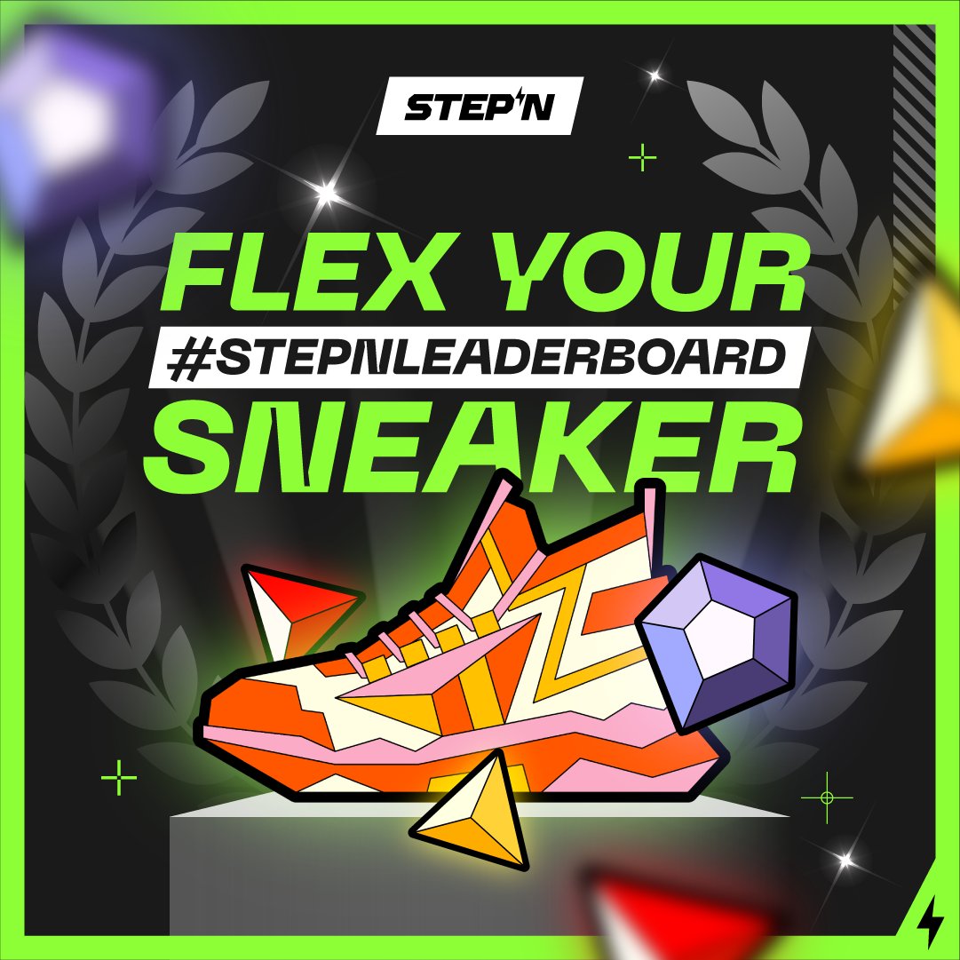 Stepnofficial's tweet photo. 👟 What’s your go-to Sneaker for climbing the Leaderboards?

Let’s talk strategy:
💎 What’s your highest Attribute?
🔋 How many Energy do you use everyday?
🧠 Any tips for keeping your streak?

Post a pic of your Leaderboards Sneaker + your setup in the comments, and share your secrets! 💬

#STEPNLeaderboards: Run. Compete. Shine.