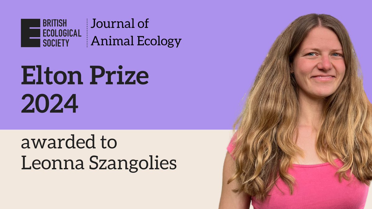 British Ecological Society (@britishecolsoc) on Twitter photo <a href="/JEcology/">Journal of Ecology</a> Well done, Leonna Szangolies (<a href="/l_szangolies/">Leonna Szangolies</a>), for winning the 2024 Elton Prize in <a href="/AnimalEcology/">Journal of Animal Ecology</a>!🏆
Leonna’s research models how habitat fragmentation affects coexistence among species of different body sizes. 🐁
f.mtr.cool/wfatvkhngb <a href="/JEcology/">Journal of Ecology</a> Well done, Leonna Szangolies (<a href="/l_szangolies/">Leonna Szangolies</a>), for winning the 2024 Elton Prize in <a href="/AnimalEcology/">Journal of Animal Ecology</a>!🏆
Leonna’s research models how habitat fragmentation affects coexistence among species of different body sizes. 🐁
f.mtr.cool/wfatvkhngb