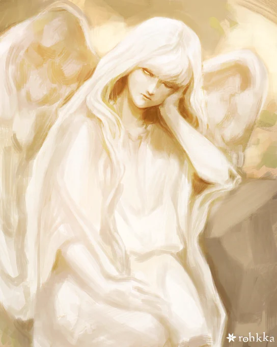 study of an angel#painting 