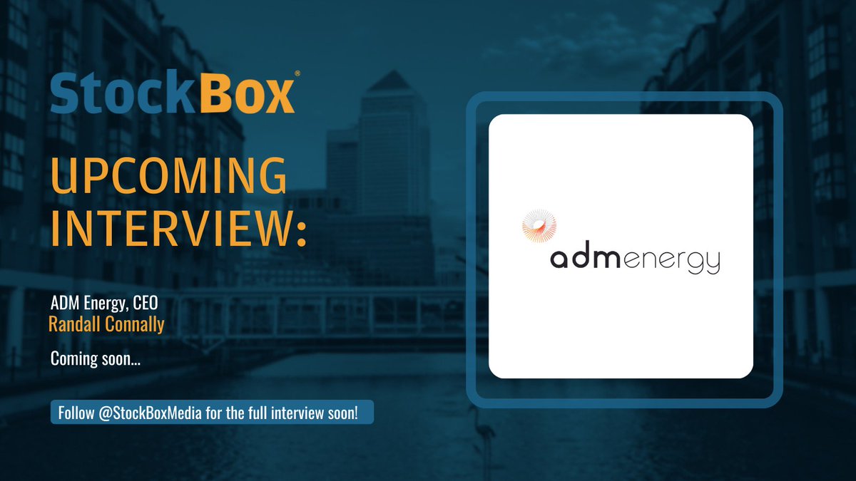 🔔Upcoming Interview🔔

<a href="/StockBoxMedia/">StockBox🎙️📈📽️</a> spoke to Randall Connally, CEO of <a href="/ADMEPLC/">ADM Energy PLC</a>, following the farm-out of 45% of its interest in the Altoona oil lease,a pivotal move toward unlocking low-cost, high-return U.S. onshore production.

Stay tuned! Full interview coming soon...