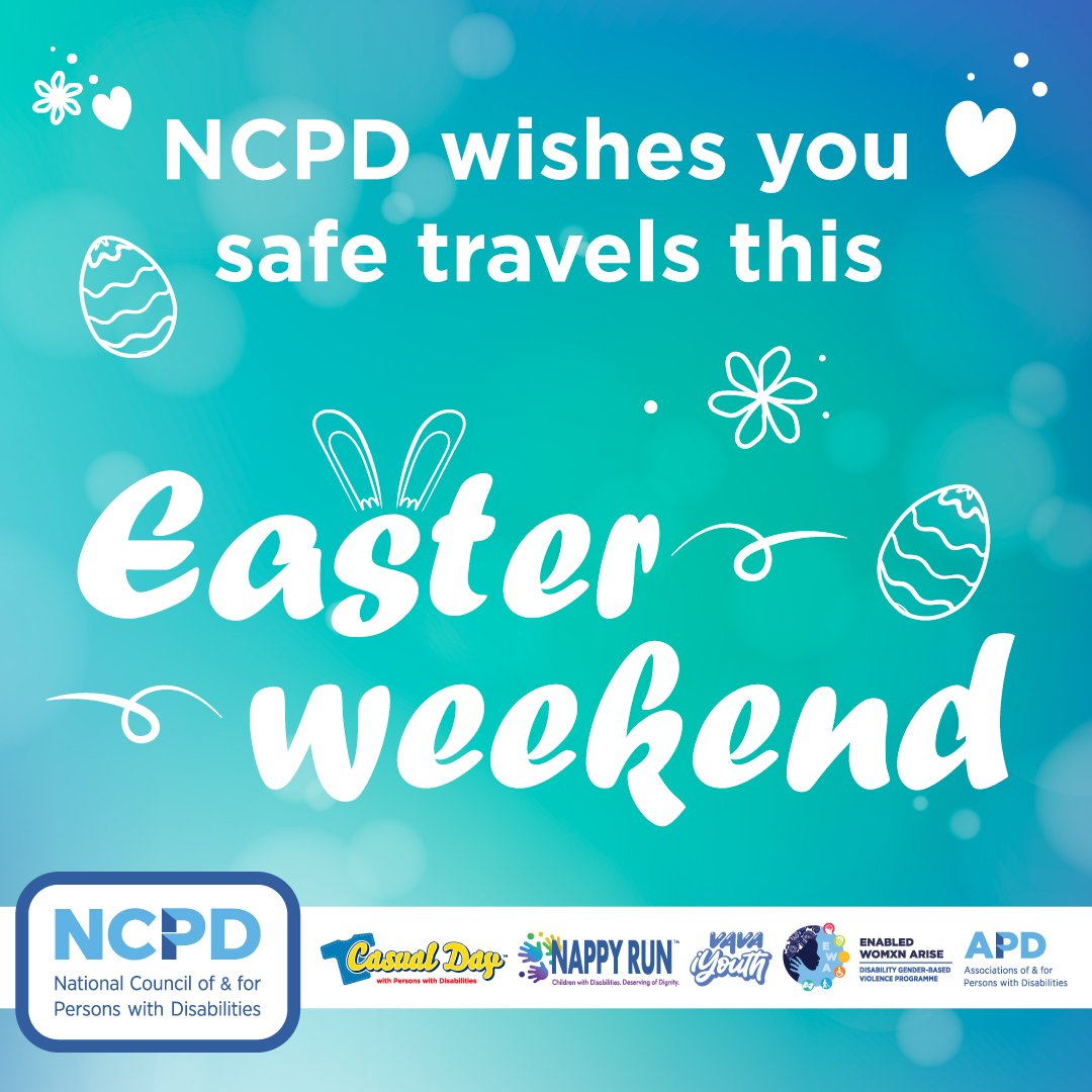NCPD wishes everyone safe travels this Easter weekend.

May this time of renewal inspire hope and inclusion. 

#HappyEaster #SafeTravels
