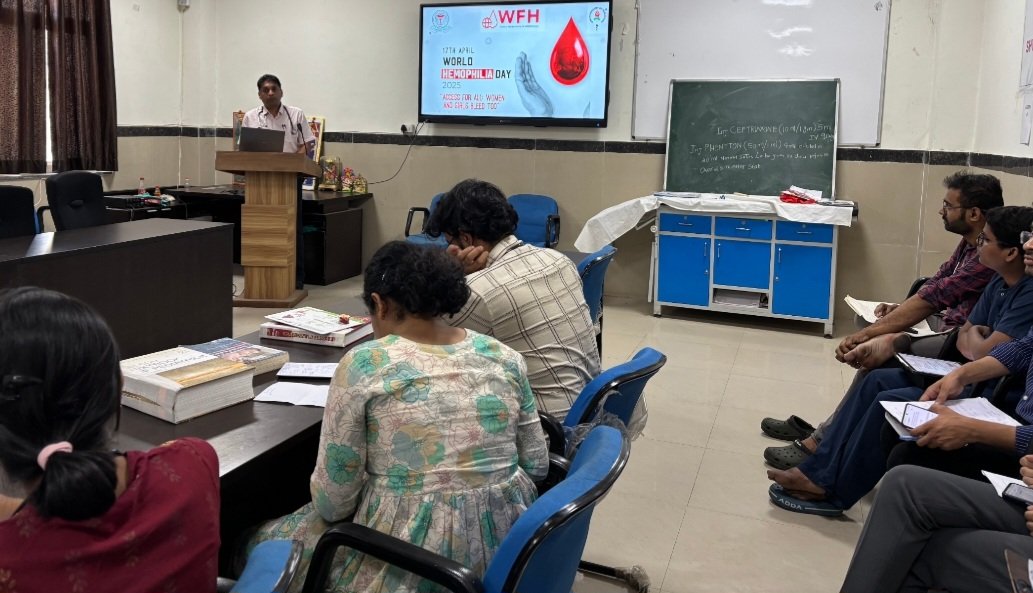Dr. GAURAV TRIPATHI (@drgauravtrip) on Twitter photo World Hemophilia Day 2025 ...in the department of paediatrics..S SMC Rewa ... World Hemophilia Day 2025 ...in the department of paediatrics..S SMC Rewa ...