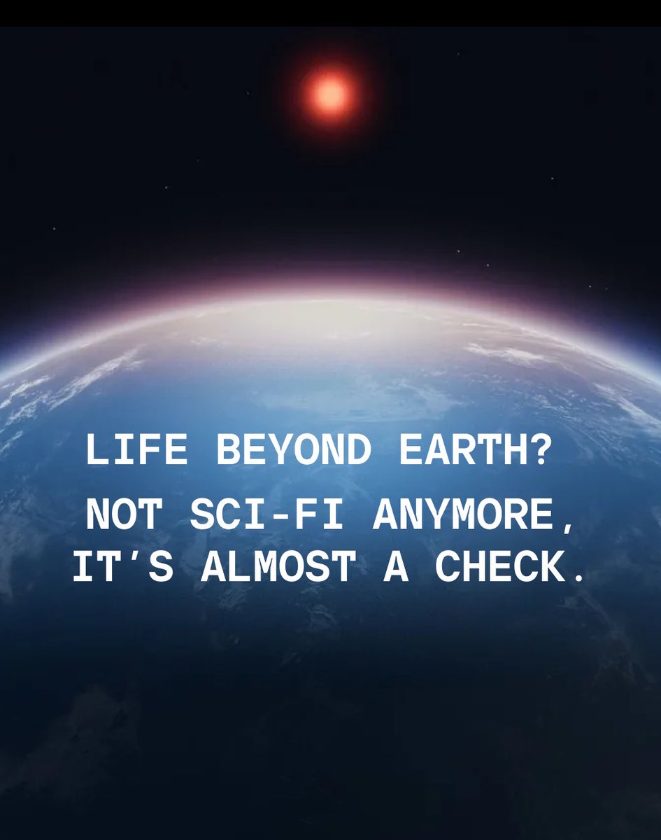 MarsUnity42's tweet image. 😮 Molecules found on K2-18b that only living things produce here.
Looks like the planet’s not empty — but it’s 120 light-years away.
We won’t make it without a towel 🧼
#MarsUnity #Life #News